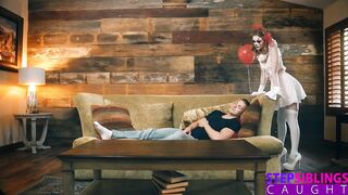 Creepy Clown Scarlet Skies Has Stepbro Screaming in Delight