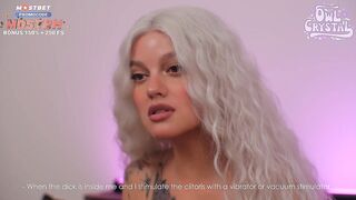 Insane teen OwlCrystal passes her 1st porn auditions at the age of eighteen + many filthy talk