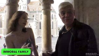 STEPSON DEMOLISHES MASSIVE NATURAL TITTIES GINGER BERTA LUSTY w THICK KNOB – AMORAL FAMILY 4K