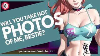 Helping Your Fitness Model Bestie Take Pictures For A Competition (Audio Porn)