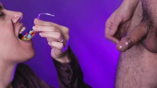 Huge cum facials, thick cum swallows, cum on food, all of it in our cumpilation N°13!