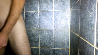Biggest cum in the shower