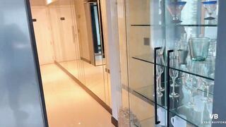 I spy on my ally's mommy, this babe discovers me and invites me to try the most excellent mother I'd like to fuck experience, pure sex and cum in the throat