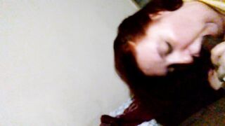 Large Tit big beautiful woman gives her BBC sloppy head