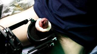 Super masturbation machine and meaty groans