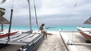 Charming Olesya Malibu on the ocean