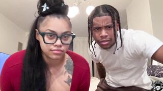 large tit big beautiful woman squirts on lil d trailer