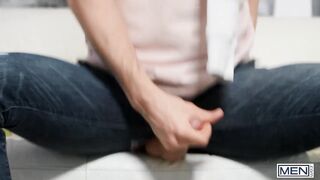 STUDS - Benjamin Blue Gets Busted With A Sextoy And Ends Up Riding Malik Delgaty’s Large Shlong