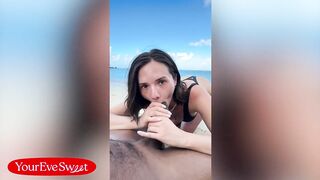 Public Beach Sex! I Rode Lifeguard BBC In The Sand