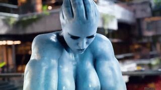 Asari's Large Blue Rock hard Excitement[Rigid3D]