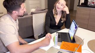 My Blond English Teacher Bangs Me Hard After Class