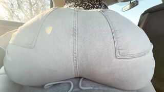 Jumping and Grinding on Stepbrother's Shlong with My Large Butt