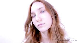 New-faced teen with golden locks gets banged at a modeling auditions