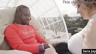 The Freaky T Screws White Cougar Sara Jay! Interracial Time!