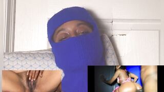 Reaction squirt black moist eye rolling climax