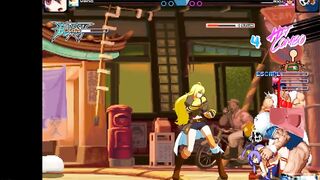 Marvelous babes has sex with chaps in erotic ryona manga gameplay movie