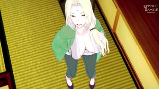 Tsunade masturbates during the time that u see