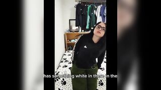 I meet a marvelous and cheeky gal in the midst of the night and I leave it full of milk