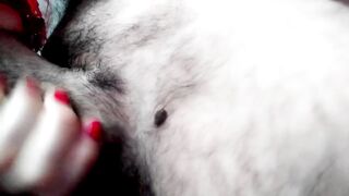 CUM EXTRACTION by HARD SUCTION and a SLOPPY ORAL JOB. Wild Wife doing a Role Play Porn.