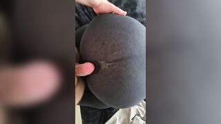 DRY HUMPING!! until that guy cums all over my fresh leggings