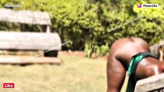 OMG!!! Nearly Seen by Random Neighbors When Stepson Caught me Twarking Nude Behind public Farm