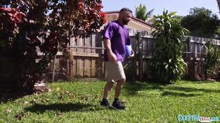 It’s the weekend of the large game, and Sergeant Miles is looking to kick back and see each second of it. But Freya has other plans and pussies the remote to get Miles's attention.