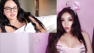 Large Step Sis Shares Couch on Miami Vacation