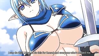 Anime - A elf fight for her virginity in the colosseum