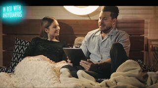 IN COUCH WITH REBECCA VOLPETTI . ITALIAN X STAR!