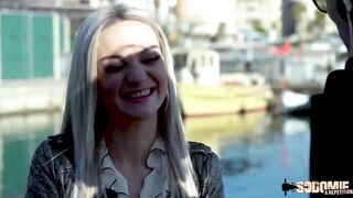 Nathalie, a gorgeous blond, gets her booty destroyed