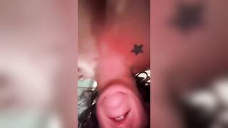 Large sex-toy on closet door