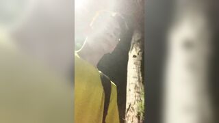 Exposed public masturbation