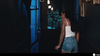 Lesbo Freeze Fetish - Brunette hair Latin chick Cutie Stops Time And Pranks Coco Bae During the time that Sucking Her Bazookas