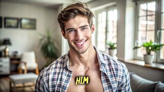 I Caught My STR8 step-BROTHER Rubbing His TOOL In The Bath And Helped Him... (Homosexual Love Story)