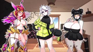 Showing My Fabulous Futa Outfit to Audrey and Violet