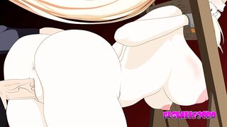 Darkness is kazuma satou's sub and that babe bangs her actually hard. Konosuba (manga)