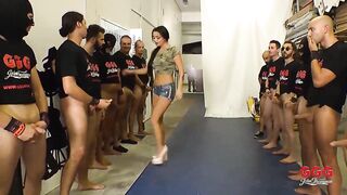 Teaser - GGG John Thompson - Ukrainian whore goes wild with so many weenies