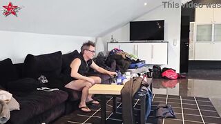 Crazy Brunettes Fric Fok & Texas Patti Drain A Large Shlong Raw!