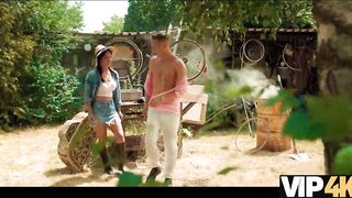 VIP4K. This guy helped her and screwed her. Hawt sex with Candy Rose