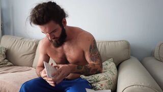 I discovered the evidence of stepmother cheating. This babe let me cum in her butt