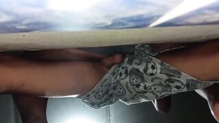 Hawt wife out of pants asking for directions and letting the stranger touch her