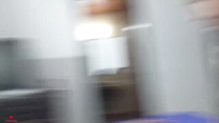 My stepsister with her virginal face asks me to let her give me a great oral pleasure