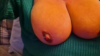 big beautiful woman Changes Nipp Piercing Jewellery