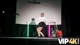 VIP4K. Stripping and giving anal to become a star. Hawt sex with Una Fairy