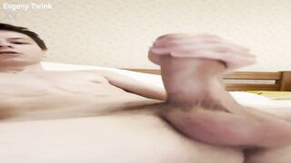 Large Jock Twink Sprays Like Pantyhose