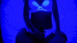 FAN SCREW - I let fan screw me and cum all over me