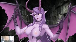 CUTE ELVEN BANGED BY BIGGEST SHEMALE HENTAI SUCCUBUS - ESCAPE DUNGEON two