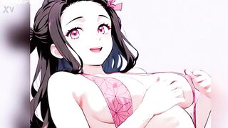 Nezuko, teen, small, in a way u've at no time seen previous to - comics - r34 - Ai-generated
