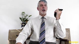 ManPuppy: Sexually excited Dad Richard Lennox Tries On Sex Toy For His Fans