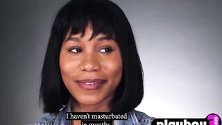 Black mother I'd like to fuck with flawless large boobs Jenna Foxx enjoys excitement masturbation